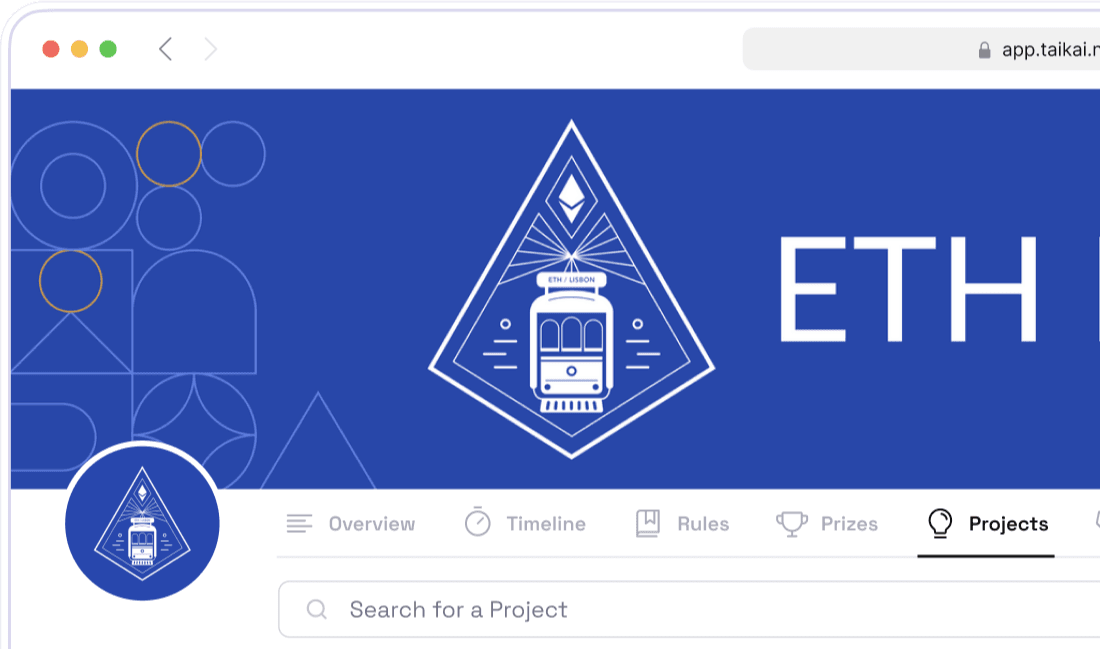 Custom hackathon page